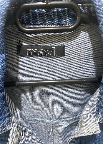 Mavi Kadın Denim Ceket Düğmeli - Görsel 3