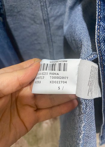 Mavi Kadın Denim Ceket Düğmeli - Görsel 4