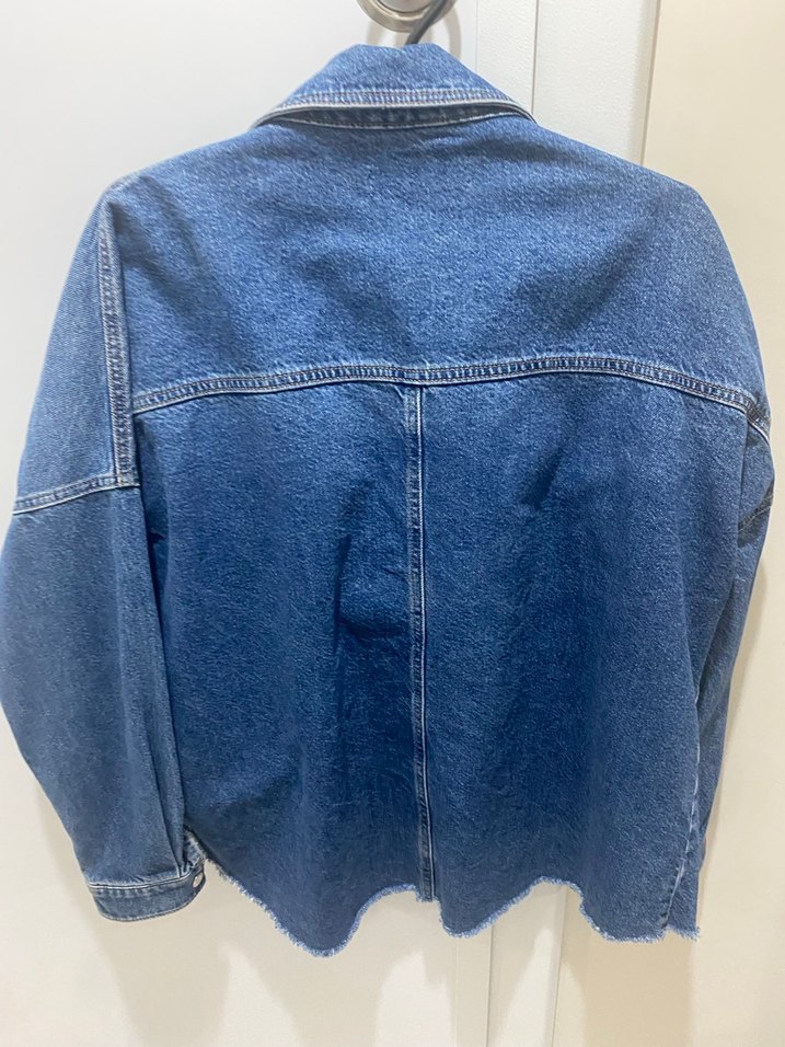 Mavi Kadın Denim Ceket Düğmeli - Görsel 2