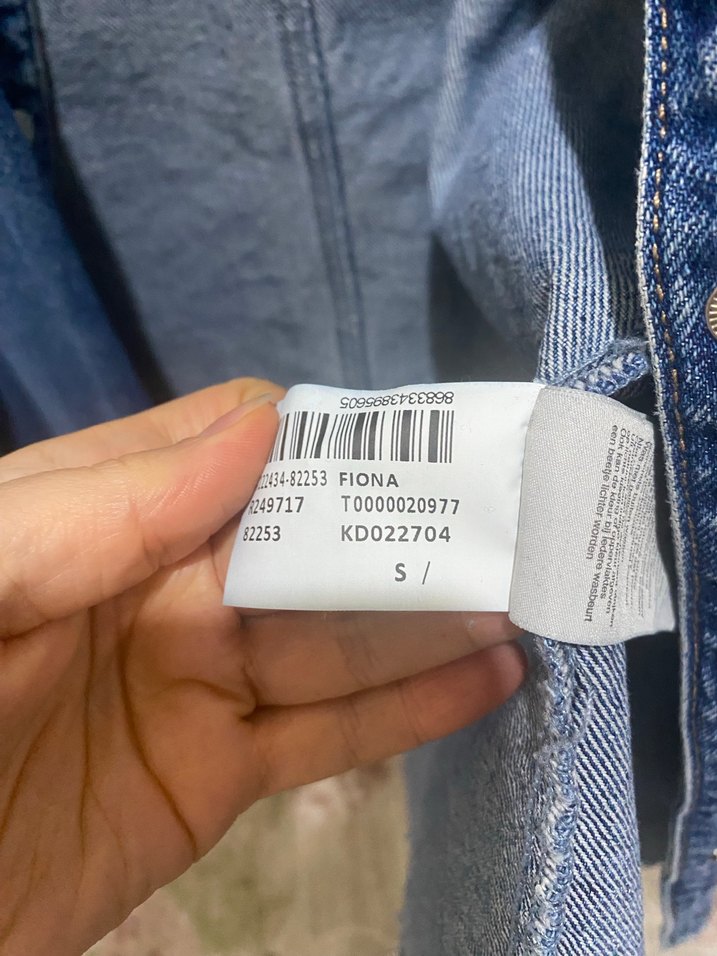 Mavi Kadın Denim Ceket Düğmeli - Görsel 4