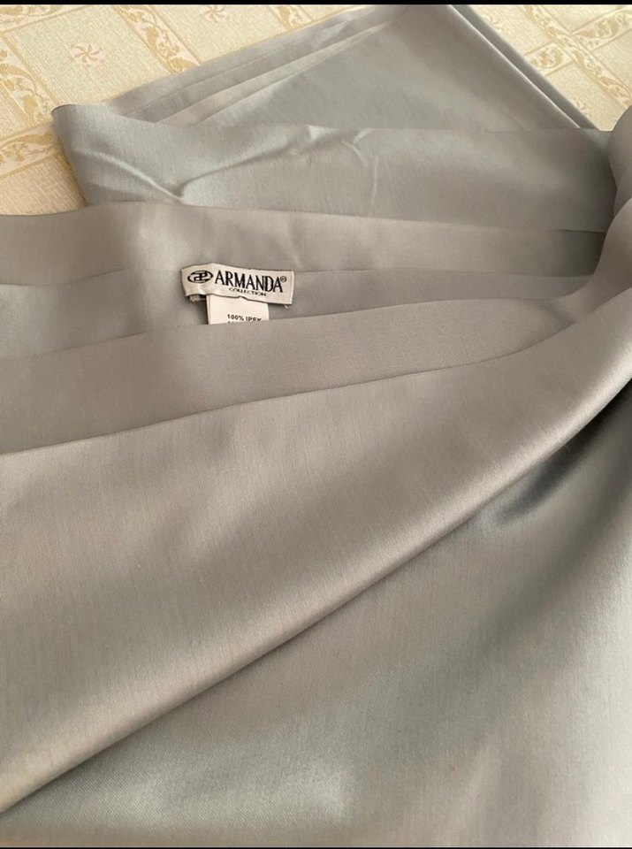 Gri Drapeli Kadın İpek Şal - Görsel 4