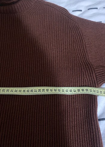 Kahverengi Balıkçı Yaka Kadın Triko - Görsel 6