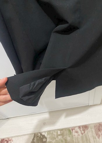 Siyah Düğmeli Kadın Blazer Ceket - Görsel 5