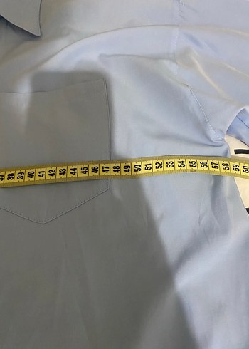 Mavi Kadın Gömlek - Görsel 5