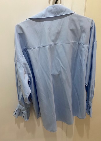 Mavi Kadın Gömlek - Görsel 4