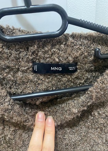 Kadın Kahverengi Örgü Yün Triko - Görsel 2