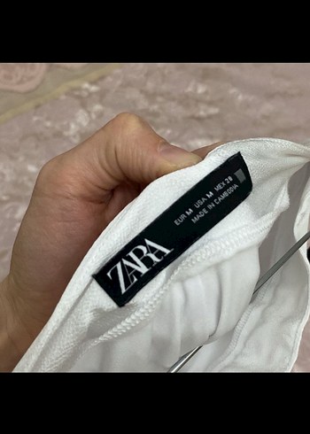 Beyaz Piliseli Uzun Etek - Görsel 2