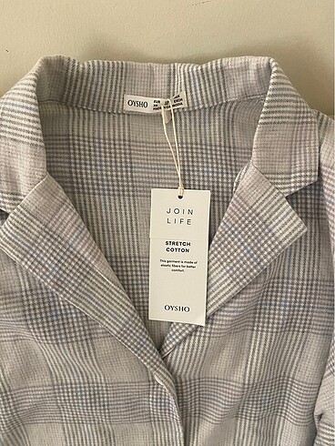 OYSHO pamuk pijama üst - Görsel 5