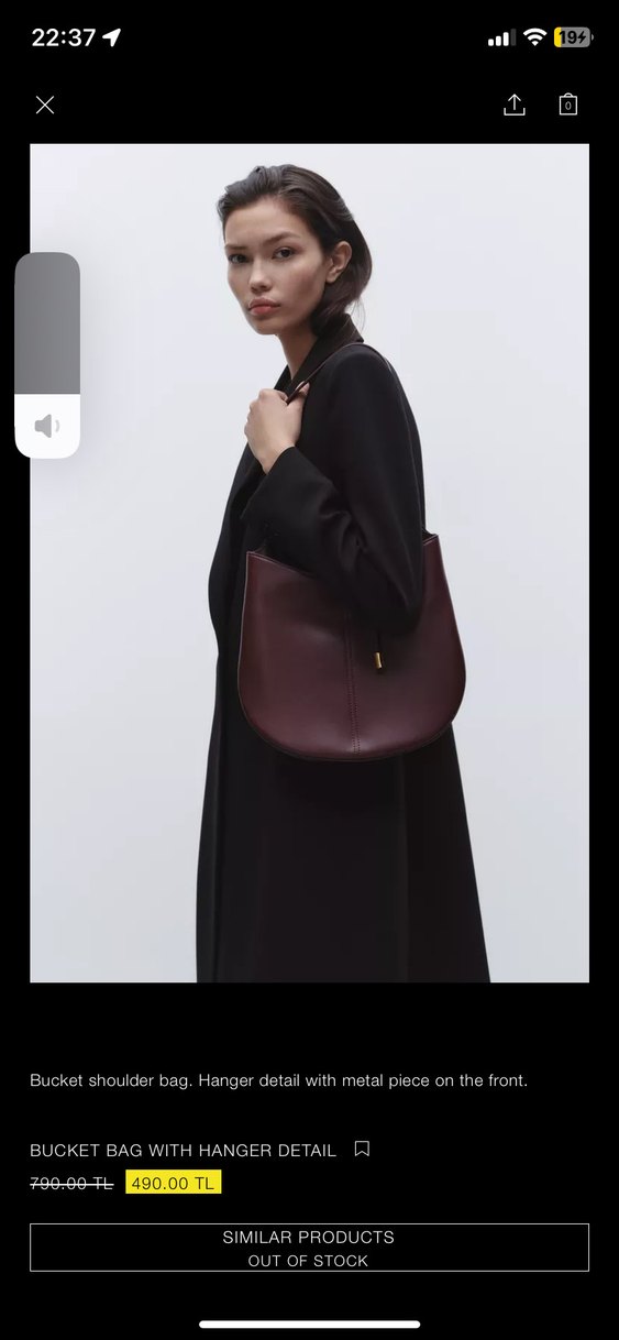 Bordo Deri Kadın Omuz Çantası - Görsel 3