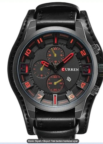  Beden saat deri kol saati analog GURREN 