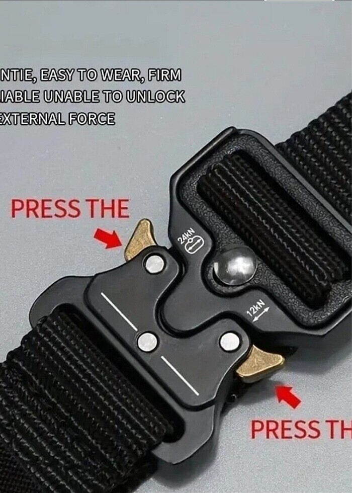 Taktik kemer hasır örme unisex 125cm - Görsel 4