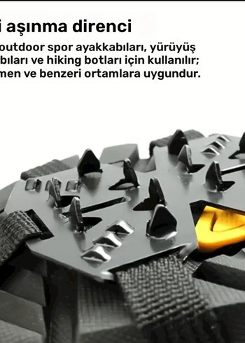 palet bot kışlık kaldırmaz kar paleti metal 41-44 numara - Görsel 3