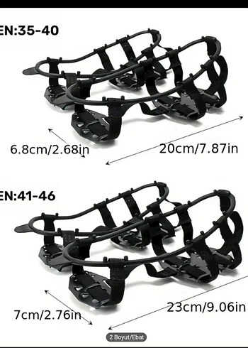 palet bot kışlık kaldırmaz kar paleti metal 41-44 numara - Görsel 4