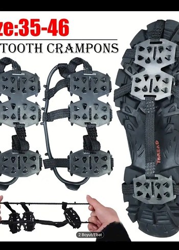 palet bot kışlık kaldırmaz kar paleti metal 41-44 numara - Görsel 2