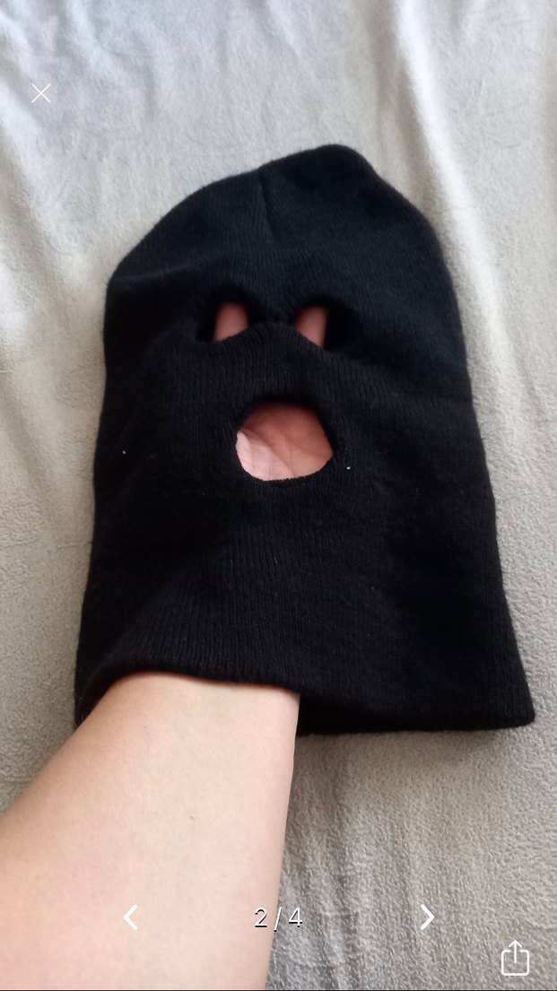 Kar maskesi örgü kışlık unisex - Görsel 3