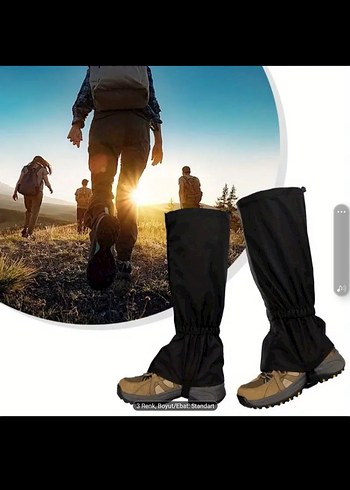 Tozluk waterprof unisex kar su toz geçirmez - Görsel 3