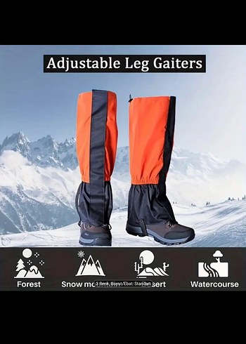 Tozluk waterprof unisex kar su toz geçirmez - Görsel 6