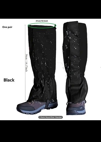 Tozluk waterprof unisex kar su toz geçirmez - Görsel 2