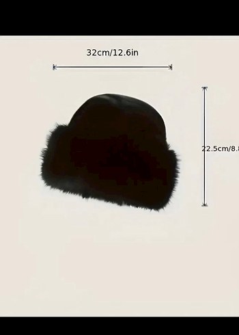 Kadın Beyaz Kürklü Sıcak Şapka - Görsel 4
