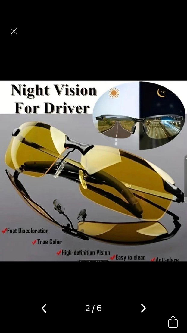 Sürücü gözlüğü unisex geceyi gündüz gibi yapar - Görsel 4