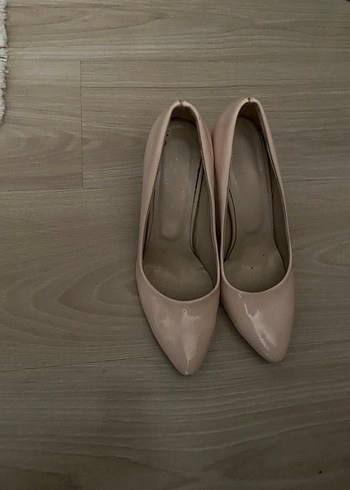 Bej Minimalist Stiletto Topuklu Kadın Ayakkabı - Görsel 2