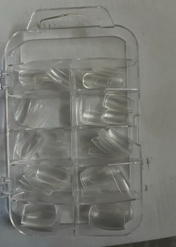 Mujgan 100 Adet Şeffaf Takma Tırnak - Görsel 2