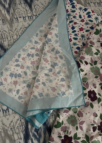 Çiçek Desenli Bohem Kadın Şal - Görsel 2