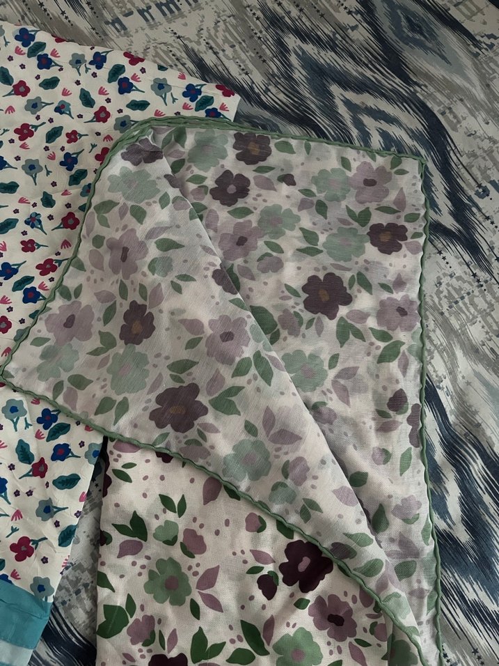 Çiçek Desenli Bohem Kadın Şal - Görsel 3