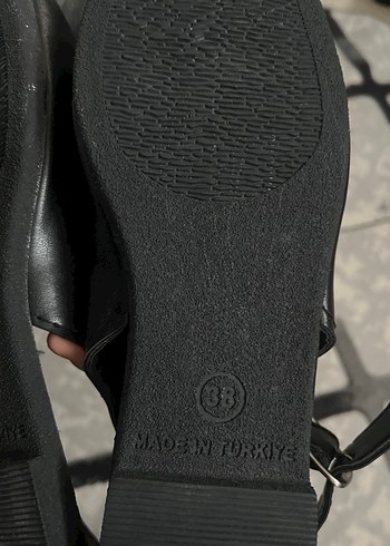 Tokalı Siyah Kadın Topuklu Babet - Görsel 5