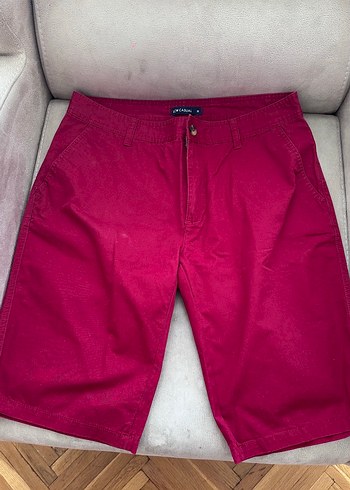 Erkek LC Waikiki şort bordo
