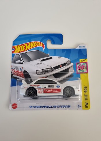 '98 Subaru Impreza 22B-STI Versiyonu Beyaz Oyuncak Araba