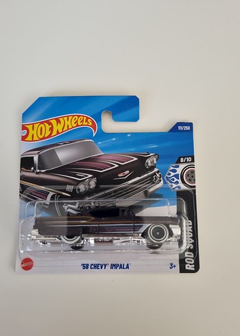 Hot Wheels Siyah 58 Chevy Impala Oyuncak Araba