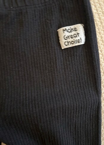 Kız Çocuk Siyah Pamuklu Tayt - Görsel 3