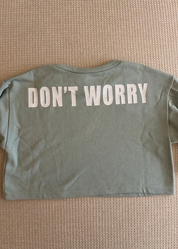 Kızlar için gri kısa kollu baskılı tişört - Görsel 3