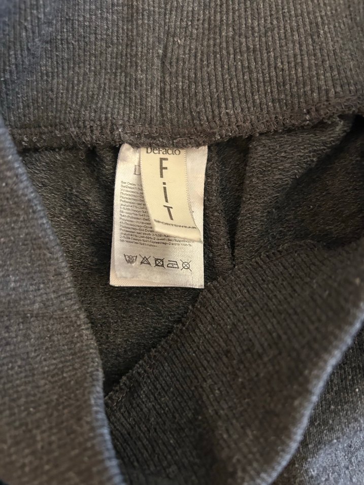 Gri Kadın Rahat Kesim Eşofman Altı - Görsel 3