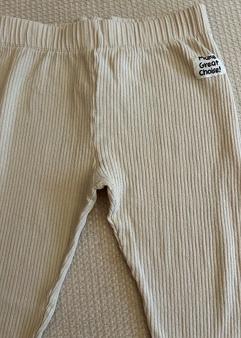 Kız Çocuk Pileli Bej Tayt - Görsel 2