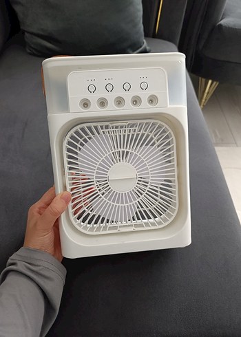 Beyaz Masaüstü Fan - Görsel 2