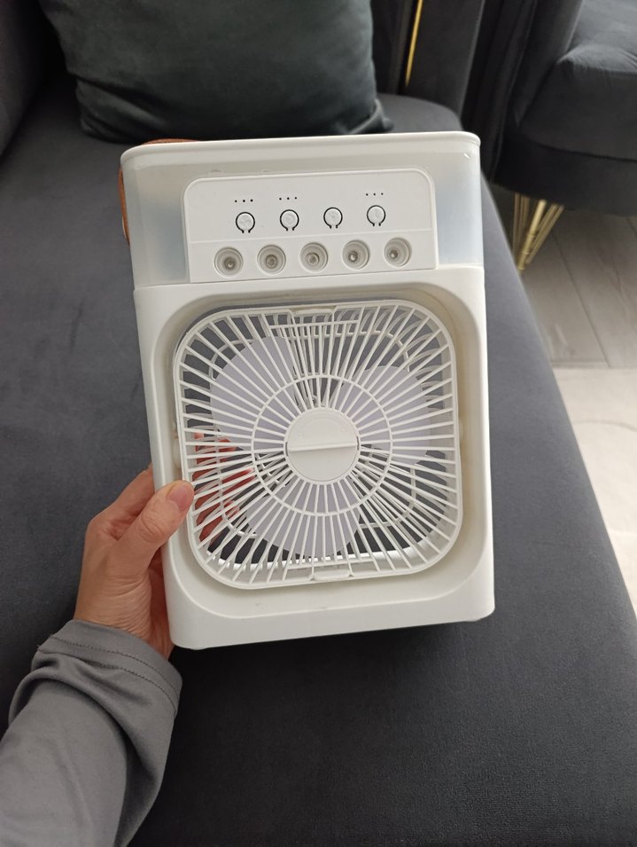 Beyaz Masaüstü Fan - Görsel 2