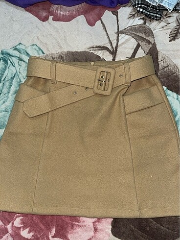 camel rengi etek