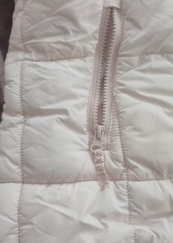 kız çocuk fermuarlı Düğmeli Kışlık Mont - Görsel 4