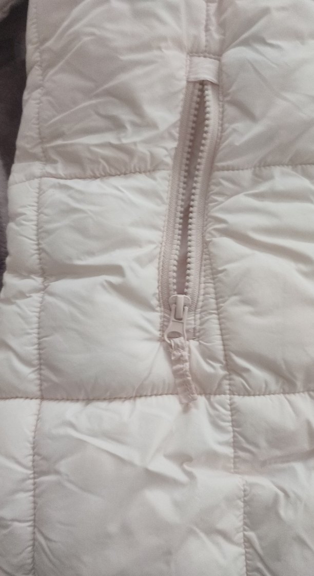 kız çocuk fermuarlı Düğmeli Kışlık Mont - Görsel 4