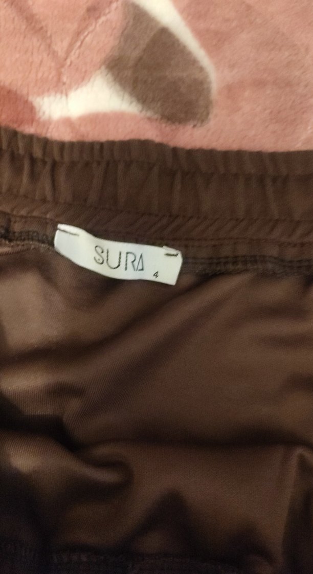 Kadın Kahverengi uzun can 2 iplik kumas - Görsel 2