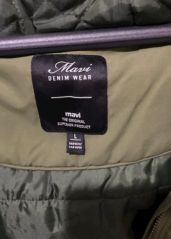 Kadın Haki Midi Boy Fermuarlı Ceket - Görsel 4