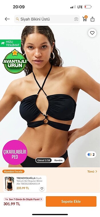 Bikini üstü