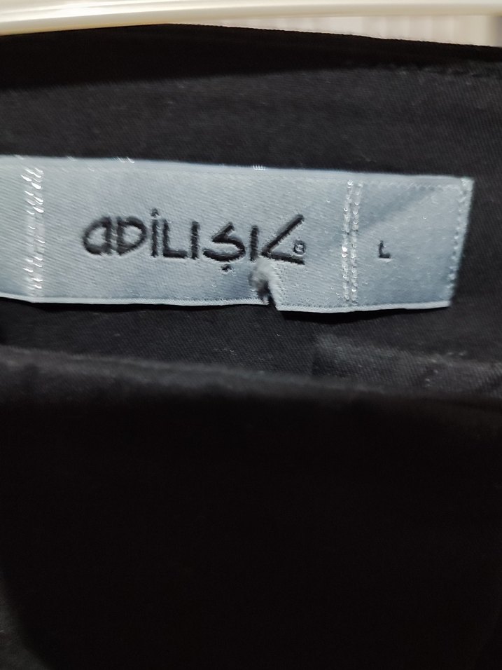 Siyah Piliseli Kumaş Kadın Pantolon - Görsel 5