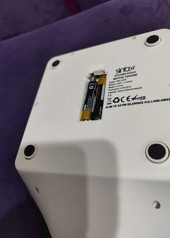 Kırmızı Dijital Mutfak Tartısı - Görsel 4