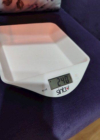 Kırmızı Dijital Mutfak Tartısı - Görsel 5