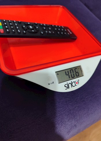 Kırmızı Dijital Mutfak Tartısı - Görsel 6