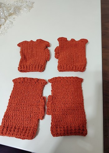 Renkli Örgü Kadın Eldivenleri adet fiyatıdır - Görsel 3