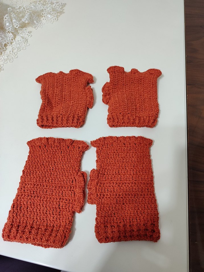 Renkli Örgü Kadın Eldivenleri adet fiyatıdır - Görsel 3